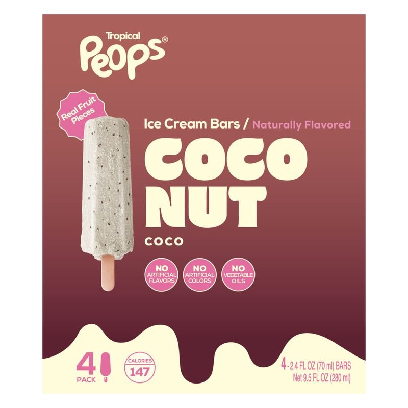Peops Ice Cream Bars Coconut