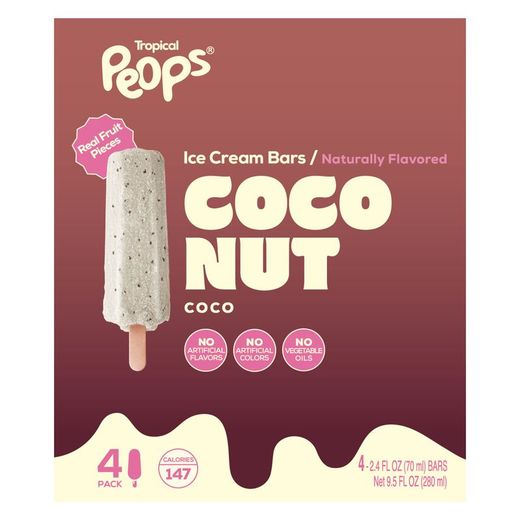 Peops Ice Cream Bars Coconut