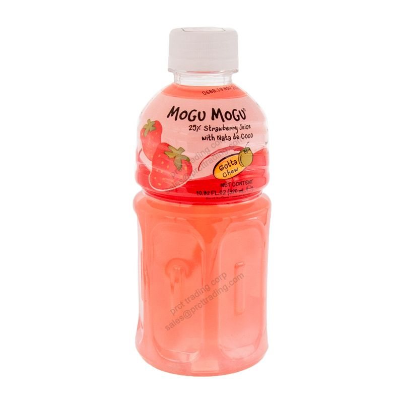 MoGu Mogu Strawberry Juice with Nata de Coco 24 X