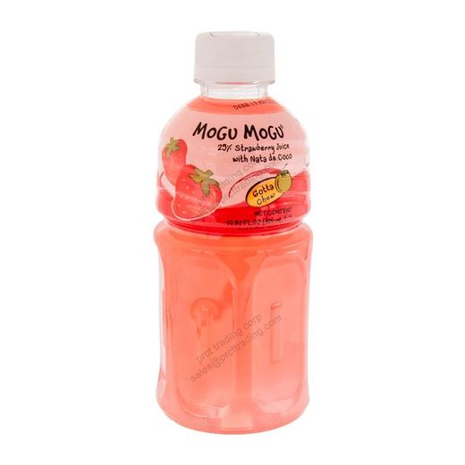 MoGu Mogu Strawberry Juice with Nata de Coco 24 X