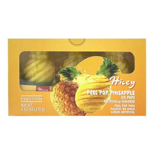 Hicey Peel Pop Pineapple Ice Pop
