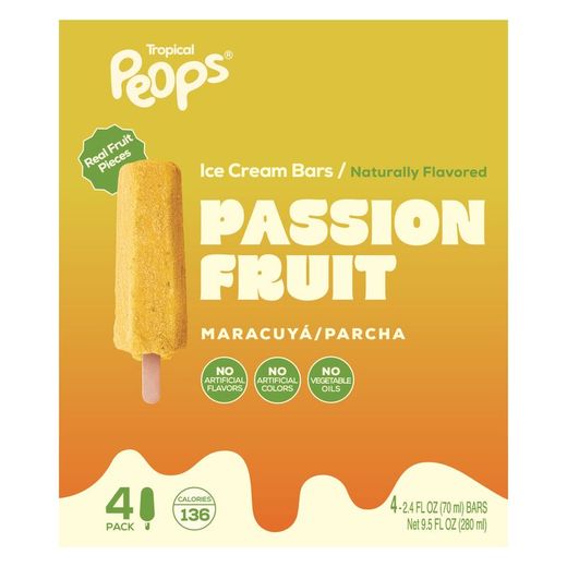 Peops Ice Cream Bars Passion Fruit