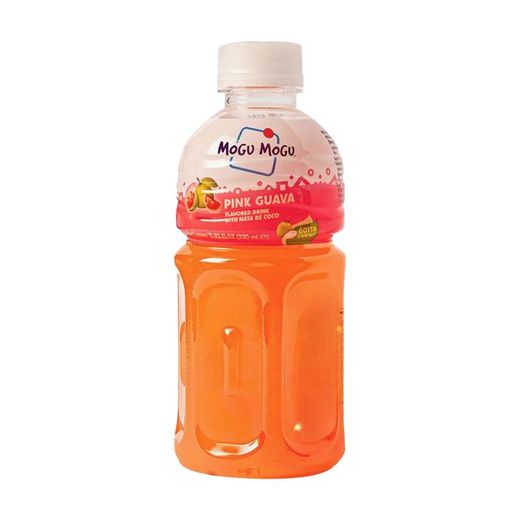 MoGu Mogu Pink Guava Flavored Drink with Nata de Coco 24 X