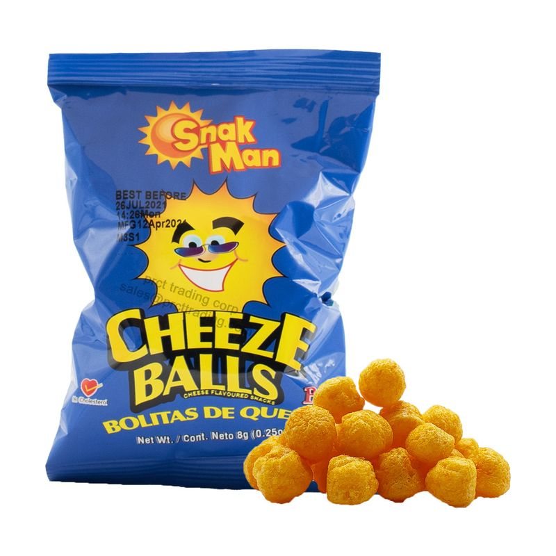 Snak Man Cheeze BALLs 8 packs x 10 bags