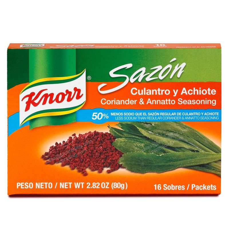 KNORR SAZON DRY CULANTRO Y ACHIOTE LIGHT, 18/16 PR