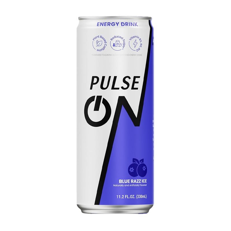 Pulse On Energy Drink Blue Razz Ice