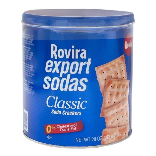 Rovira Cracker Export Soda Lata (Tin Can)