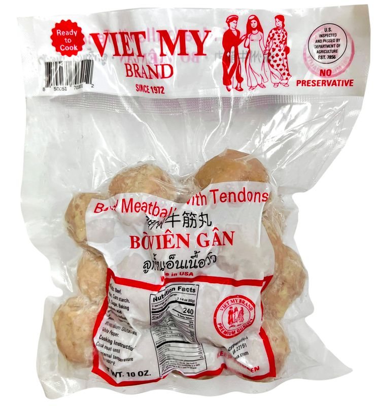 Viet My Brand, Beef Meatball with Tendons