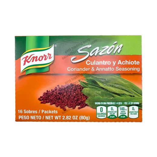 (RED / SMALL) KNORR SAZON DRY CULANTO Y ACHIOTE, 1/18