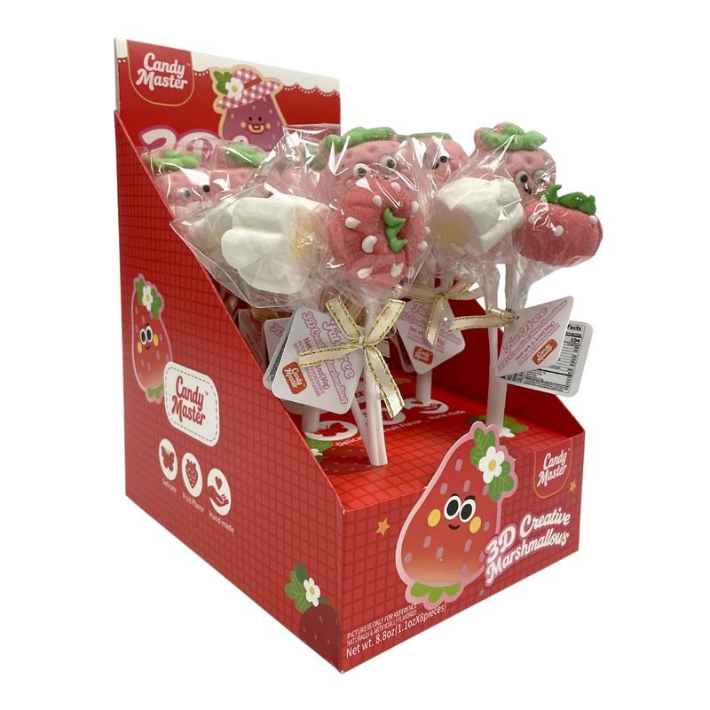 Candy Master 3D Creative Marshmallows Strawberry Series