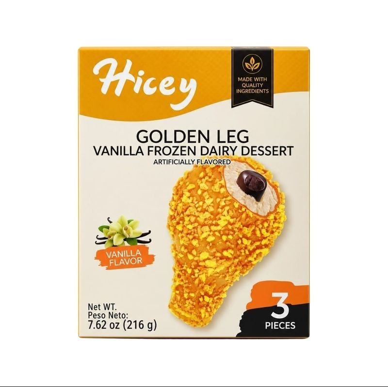 Hicey Golden Leg Vanilla Frozen Dairy Dessert